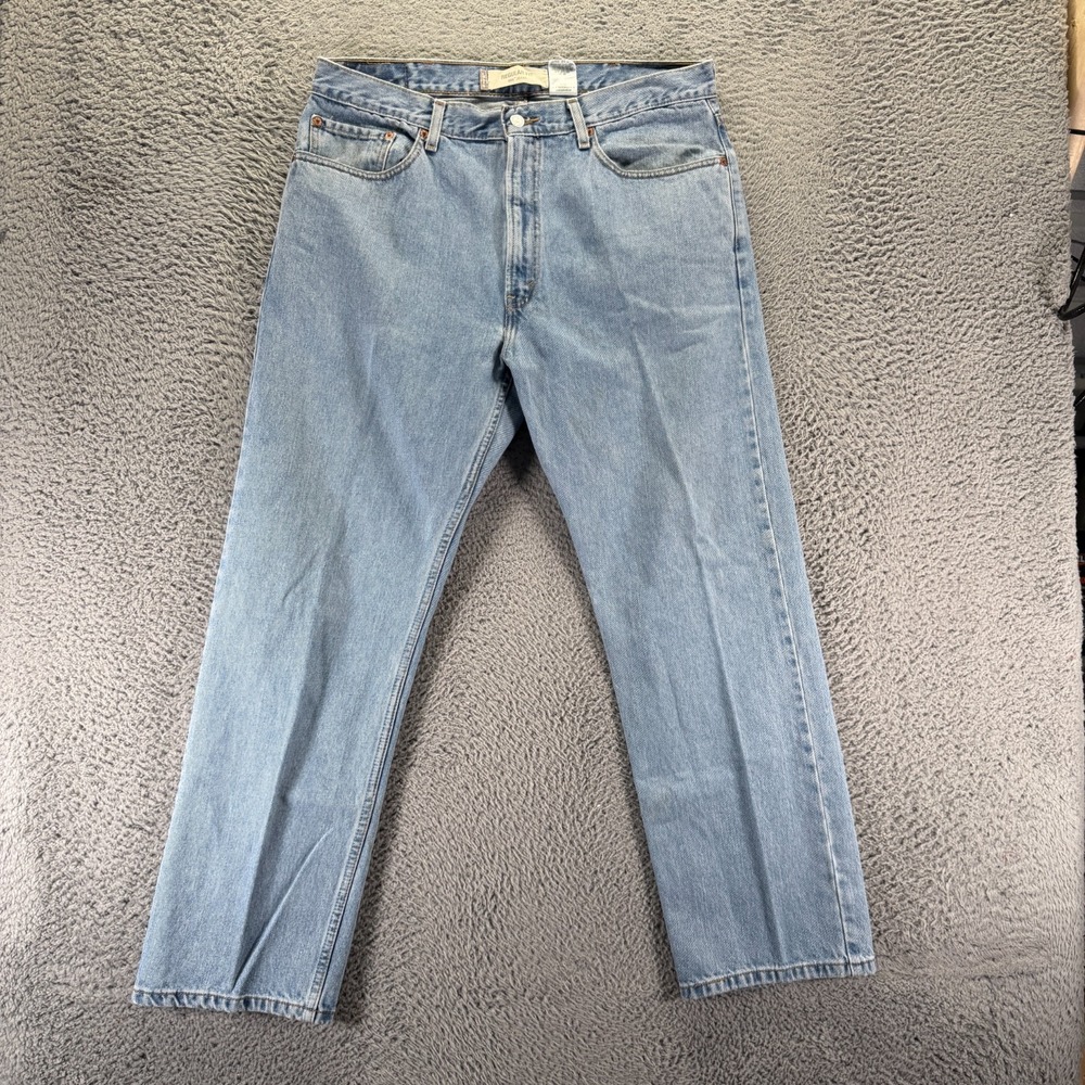 Vintage Levi's 505 Jeans Mens 38x30 Blue Cotton Denim Straight Leg Streetwear